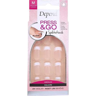 Depend Press & Go French Look Pink Medium