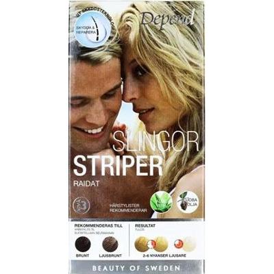 Depend Slingor för Brunt-Ljusbrunt Hår