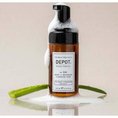 DEPOT MALE TOOLS No. 508 Cleansing Beard & Moustache Foam 100 ml