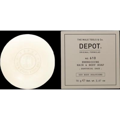DEPOT MALE TOOLS No. 610 Energizing Hair & Body Soap Sartorial Sage 70