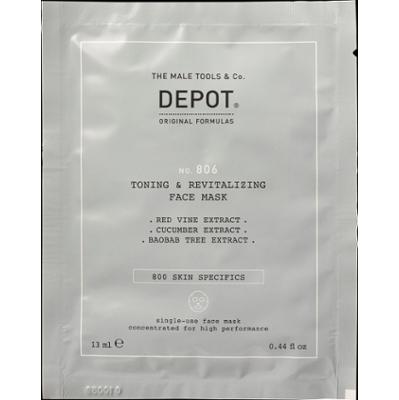 DEPOT MALE TOOLS No. 806 Toning & Reviltalizing  Face Mask  13 ml