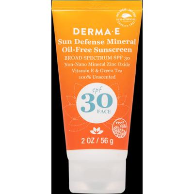 DERMA E Sun Defense Mineral Oil-Free Sunscreen Face