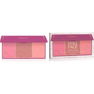 Doll Face Retro Rouge Matte Powder Blush Trios Audrey