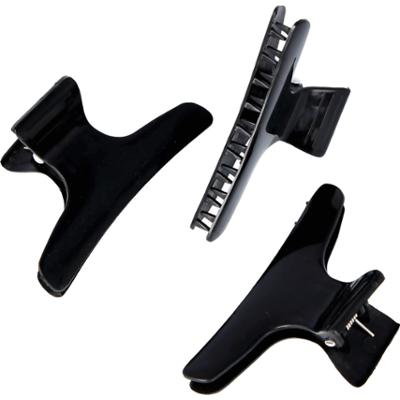 Bravehead Clips Large Svarta 12-pack - Klipsy do włosów