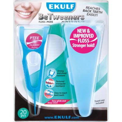 EKULF BeTweeners Floss Picks 20 Pcs