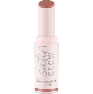 essence Satin Glow Luminous Shine Lipstick 01 Whole Latte Love