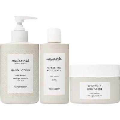 Estelle & Thild Citrus Menthe Hand Lotion 250 ml & Refreshing Body Was