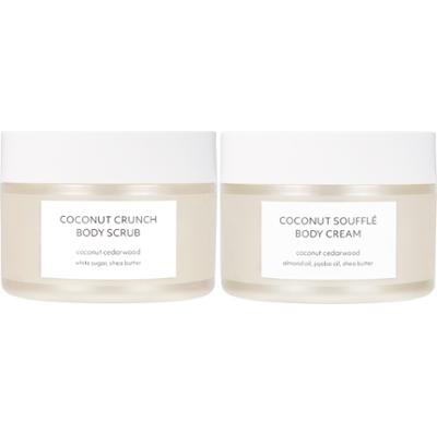 Estelle & Thild Coconut Cedarwood Coconut Crunch Body Scrub 200 ml & B