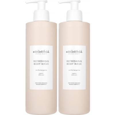 Estelle & Thild Vanilla Tangerine Refreshing Body Wash 2 x 400 ml