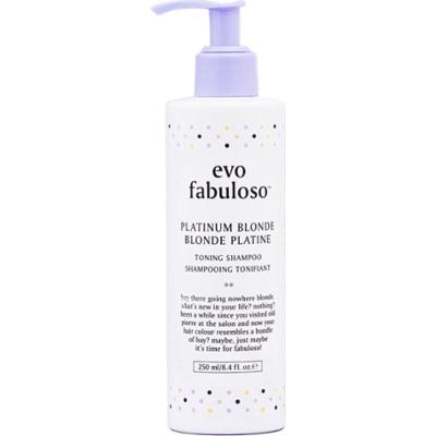 Evo Fabuloso Fabuloso Platinum Blonde Toning Shampoo 250 ml - Srebrny