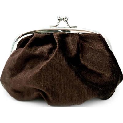 Face Stockholm Velvet Bag Small  Dark Brown
