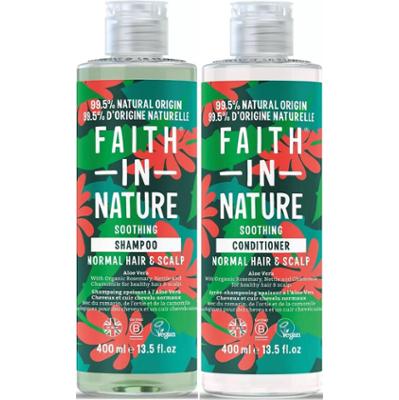 Faith In Nature Bundle Aloe Vera Shampoo 400 ml & Conditioner 400 ml