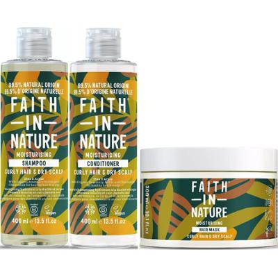 Faith In Nature Bundle Shea & Argan Shampoo 400 ml & Conditioner 400 m