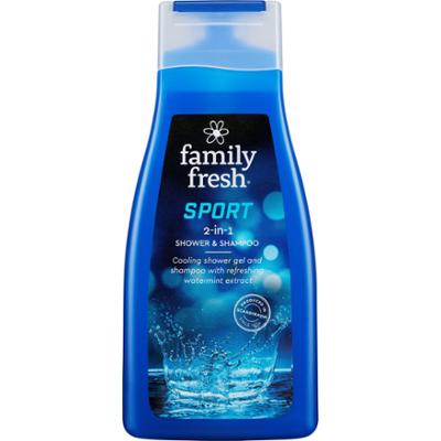 Family Fresh Sport Cooling Shower and Shampoo 500 ml