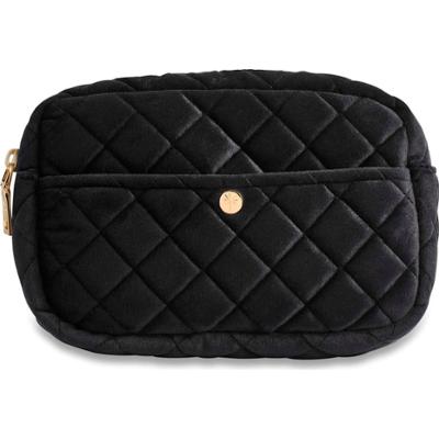 Fan Palm Black Velvet Medium Beauty Bag Medium