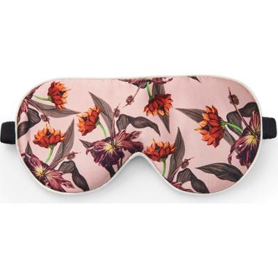 Fan Palm Eye Mask Rose Hibiscus 100% mulberry silk