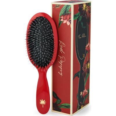 Fan Palm Medium Red Poppy Brush