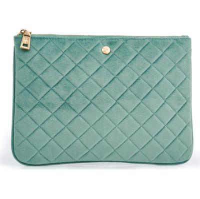 Fan Palm Mint Green Clutch