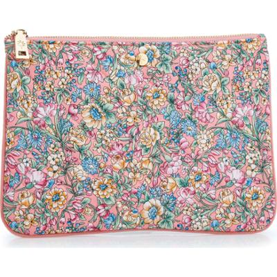 Fan Palm Rosie Flower Clutch