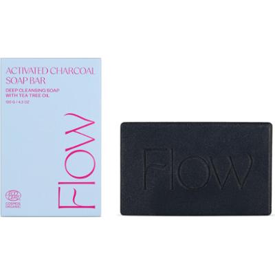 Flow Cosmetics Activated Charcoal Soap Bar 120 g