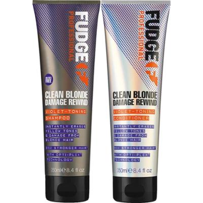 fudge Clean Blonde Care Damage Rewind Package