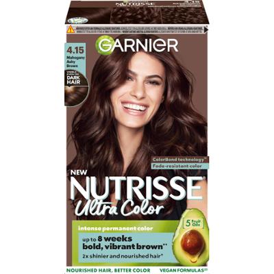 Garnier Nutrisse Ultra Color 4.15 Mahogany Ashy Brown