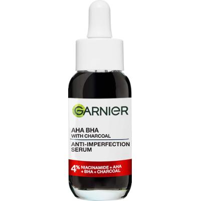 Garnier PureActive AHA BHA Charcoal Anti-Imperfection Serum For Impure