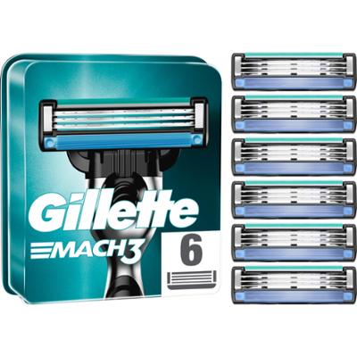 Gillette Mach3 Men's Razor Blade Refills 6 szt.