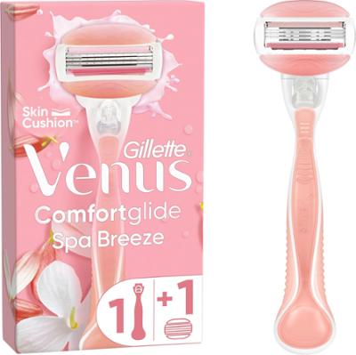 Gillette Venus Venus Comfortglide Spa Breeze 1 Blade 3 builtin blades