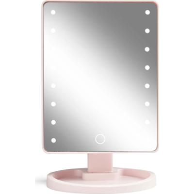 Gillian Jones Hollywood Mirror With Touch, Led Light And USB Pink
