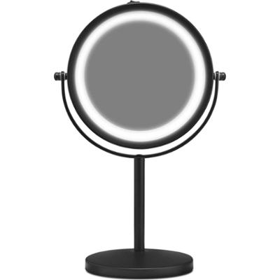 Gillian Jones Table Mirror With Led Light & X10 Magnification Black