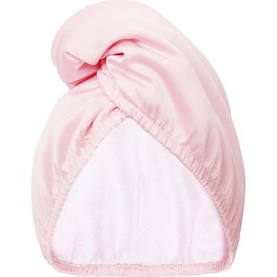 GLOV Double-Sided Satin Hair Towel Wrap Satin Pink