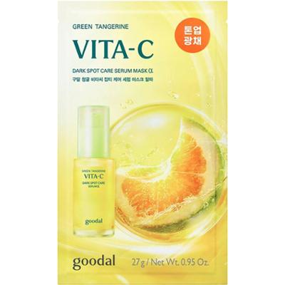Goodal Green Tangerine Vita C Dark Spot Care Serum Mask Alpha 28 g