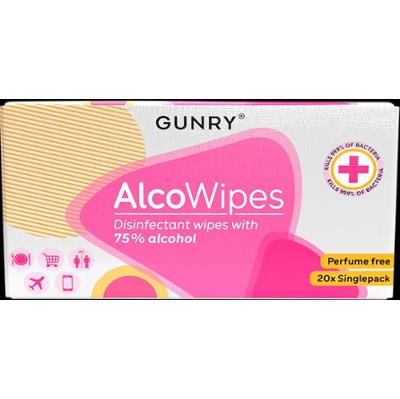 Gunry AlcoWipes 20 szt.