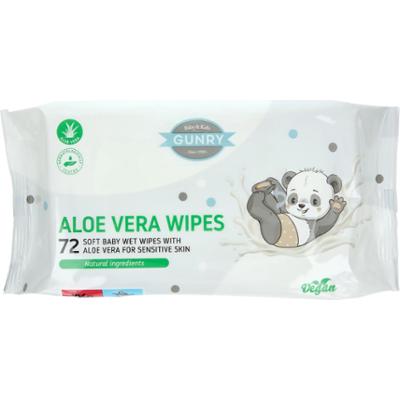 Gunry Baby Wet Wipes Aloe Vera 72 szt.