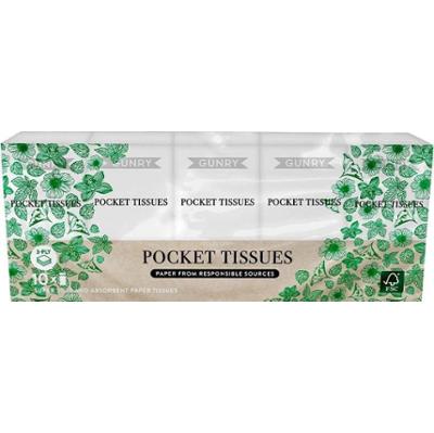 Gunry Pocket Tissues 10 x 10 pcs