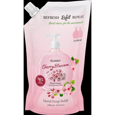 Gunry Refill Hand Soap Orig Cherry Blossom 1000 ml