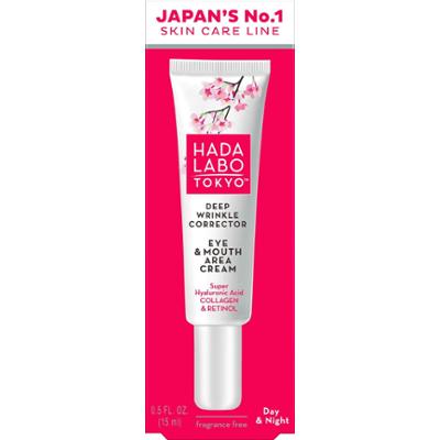 Hada Labo Tokyo Deep Wrinkle Corrector Eye & Mouth Area Cream 15 ml