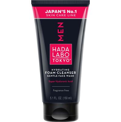Hada Labo Tokyo MEN Hydrating Foam Cleanser Gentle Face Wash 150 ml