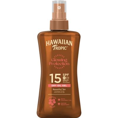 Hawaiian Tropic Glowing Protection Dry Oil Gel SPF15 200 ml