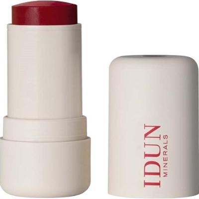 IDUN Minerals Soft Tint Blush Stick Kyss Berry Red
