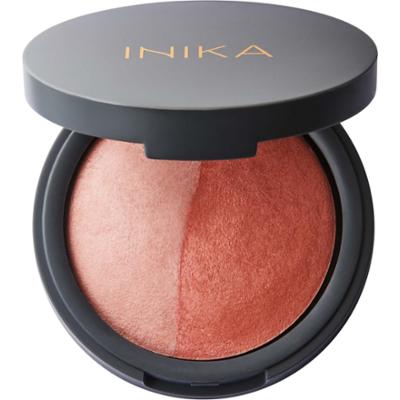 Inika Organic Baked Blush Duo - róż do policzków Burnt Peach