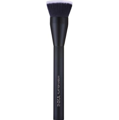 Inika Organic Flat Top Kabuki Brush - pędzel do podkładu
