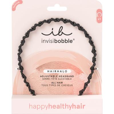 Invisibobble Fashion Hairhalo Adjustable Headband Black Sparkle