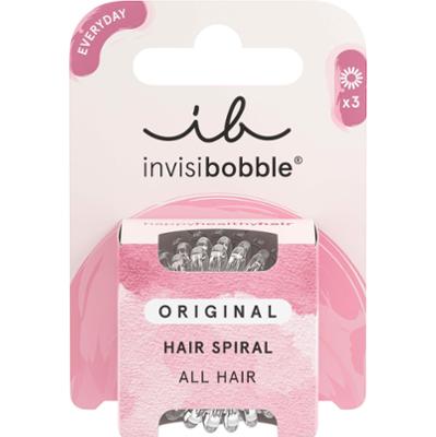 Invisibobble Everyday Original Hair Spiral 3 pcs Crystal Clear