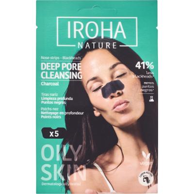 IROHA NATURE Deep Pore Cleansing Charcoal Nose Strips