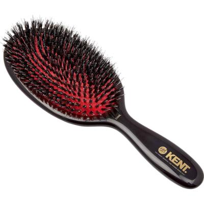 Kent Brushes Classic Shine Large Black Porcupine Mixed Bristle Hairbru