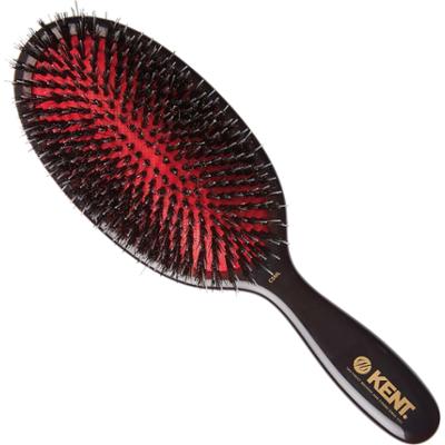 Kent Brushes Classic Shine Large Black Porcupine Mixed Bristle Hairbru