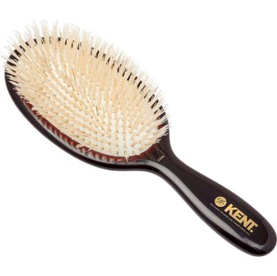 Kent Brushes Classic Shine Large Soft White Pure Bristle Hairbrush