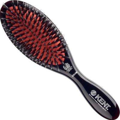 Kent Brushes Classic Shine Medium Black Porcupine Mixed Bristle Hairbr